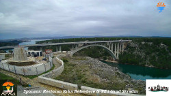 Skradin, řeka Krka, most A1