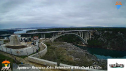 Skradin, řeka Krka, most A1