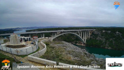 Skradin, řeka Krka, most A1