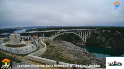 Skradin, řeka Krka, most A1