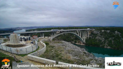 Skradin, řeka Krka, most A1