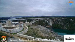 Skradin, řeka Krka, most A1