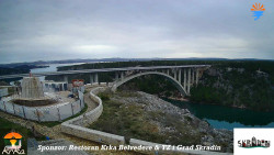 Skradin, řeka Krka, most A1