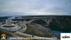 Skradin, řeka Krka, most A1