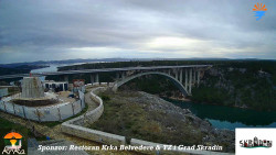 Skradin, řeka Krka, most A1