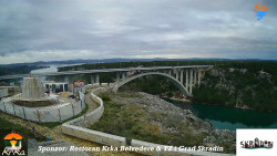 Skradin, řeka Krka, most A1