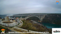 Skradin, řeka Krka, most A1