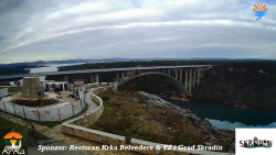 Skradin, řeka Krka, most A1