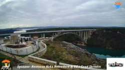 Skradin, řeka Krka, most A1