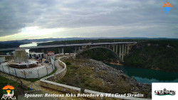 Skradin, řeka Krka, most A1