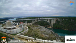 Skradin, řeka Krka, most A1