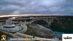 Skradin, řeka Krka, most A1