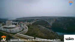 Skradin, řeka Krka, most A1