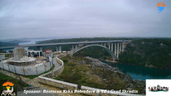 Skradin, řeka Krka, most A1