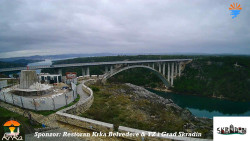 Skradin, řeka Krka, most A1