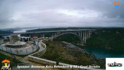 Skradin, řeka Krka, most A1