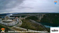 Skradin, řeka Krka, most A1