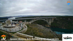 Skradin, řeka Krka, most A1