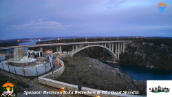 Skradin, řeka Krka, most A1