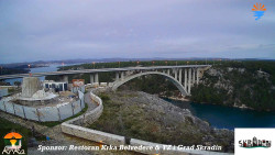 Skradin, řeka Krka, most A1