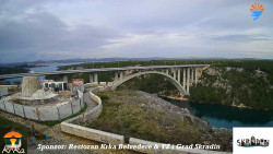 Skradin, řeka Krka, most A1