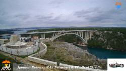 Skradin, řeka Krka, most A1