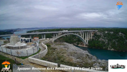 Skradin, řeka Krka, most A1
