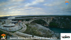 Skradin, řeka Krka, most A1