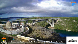 Skradin, řeka Krka, most A1