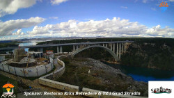 Skradin, řeka Krka, most A1