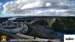 Skradin, řeka Krka, most A1