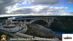 Skradin, řeka Krka, most A1