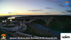 Skradin, řeka Krka, most A1