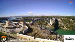 Skradin, řeka Krka, most A1