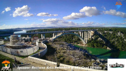 Skradin, řeka Krka, most A1