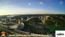 Skradin, řeka Krka, most A1