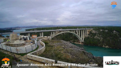 Skradin, řeka Krka, most A1