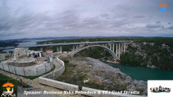 Skradin, řeka Krka, most A1