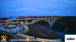 Skradin, řeka Krka, most A1