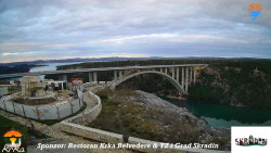 Skradin, řeka Krka, most A1