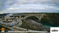 Skradin, řeka Krka, most A1