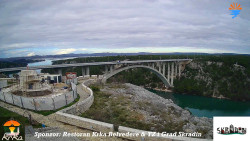 Skradin, řeka Krka, most A1