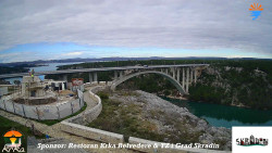Skradin, řeka Krka, most A1