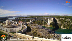 Skradin, řeka Krka, most A1