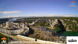 Skradin, řeka Krka, most A1