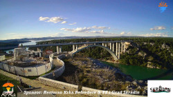 Skradin, řeka Krka, most A1