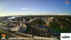 Skradin, řeka Krka, most A1