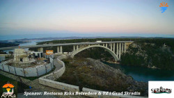 Skradin, řeka Krka, most A1