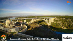 Skradin, řeka Krka, most A1