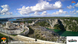 Skradin, řeka Krka, most A1